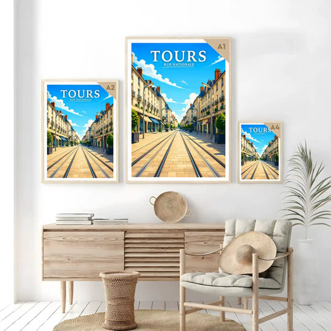 Affiche Tours Rue Nationale