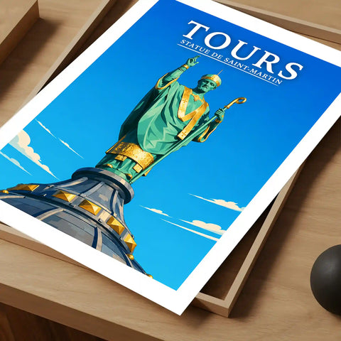 Affiche Tours Statue de Saint-Martin