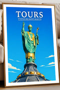Affiche Tours Statue de Saint-Martin