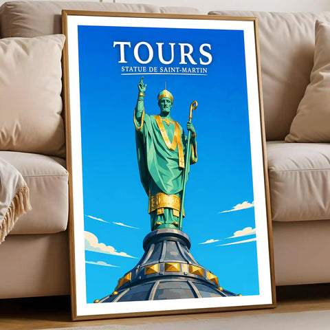 Affiche Tours Statue de Saint-Martin