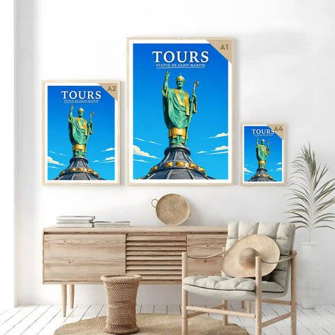 Affiche Tours Statue de Saint-Martin