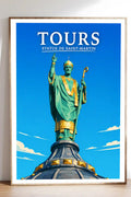 Affiche Tours Statue de Saint-Martin