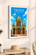 Affiche Troyes Basilique Saint-Urbain