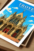 Affiche Troyes Basilique Saint-Urbain