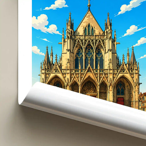 Affiche Troyes Basilique Saint-Urbain