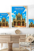 Affiche Troyes Basilique Saint-Urbain