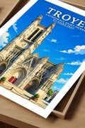 Affiche Troyes Cathédrale Saint-Pierre-et-Saint-Paul