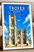 Affiche Troyes Cathédrale Saint-Pierre-et-Saint-Paul