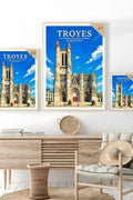Affiche Troyes Cathédrale Saint-Pierre-et-Saint-Paul