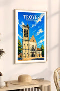 Affiche Troyes Église Saint-Nizier