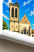 Affiche Troyes Église Saint-Nizier