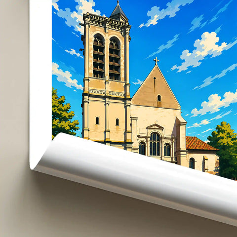 Affiche Troyes Église Saint-Nizier