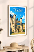 Affiche Troyes Hôtel de Vauluisant