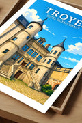 Affiche Troyes Hôtel de Vauluisant