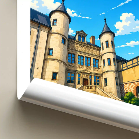 Affiche Troyes Hôtel de Vauluisant