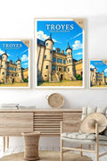 Affiche Troyes Hôtel de Vauluisant