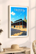 Affiche Troyes Les Halles