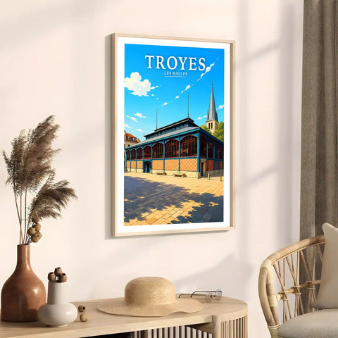Affiche Troyes Les Halles