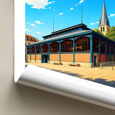 Affiche Troyes Les Halles