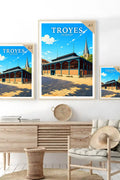 Affiche Troyes Les Halles