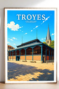 Affiche Troyes Les Halles