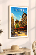 Affiche Troyes Place Saint-Jean