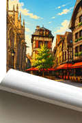 Affiche Troyes Place Saint-Jean