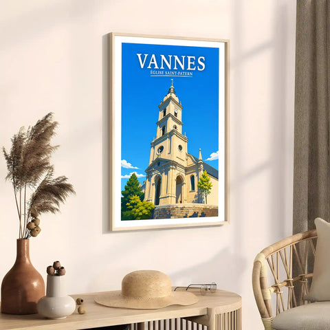 Affiche Vannes Église Saint-Patern