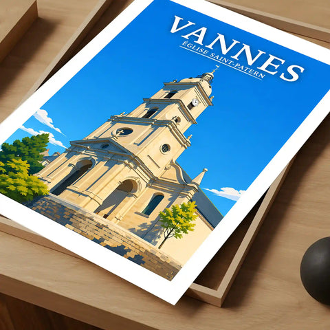 Affiche Vannes Église Saint-Patern