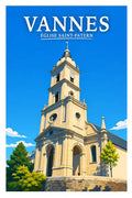 Affiche Vannes Église Saint-Patern
