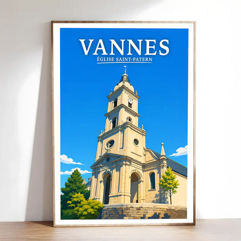 Affiche Vannes Église Saint-Patern