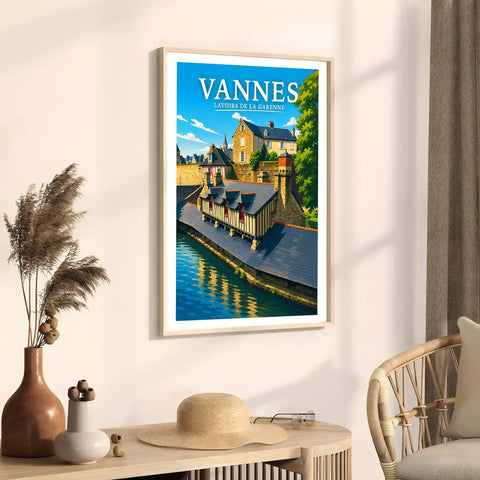 Affiche Vannes Lavoirs de la Garenne