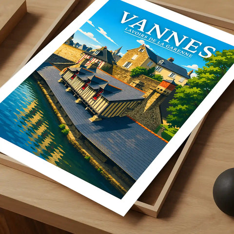Affiche Vannes Lavoirs de la Garenne
