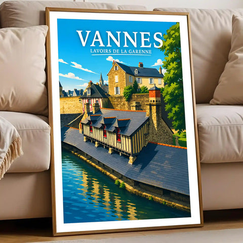 Affiche Vannes Lavoirs de la Garenne