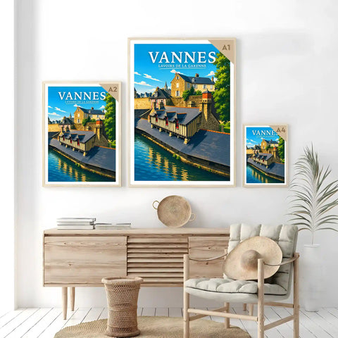 Affiche Vannes Lavoirs de la Garenne