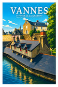 Affiche Vannes Lavoirs de la Garenne