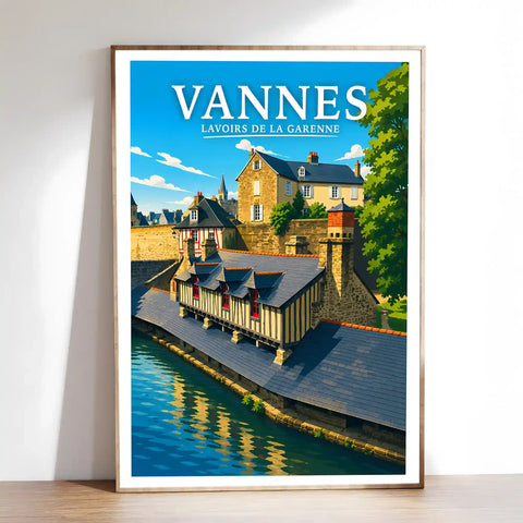 Affiche Vannes Lavoirs de la Garenne