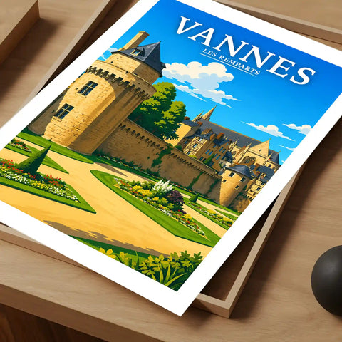 Affiche Vannes Les Remparts