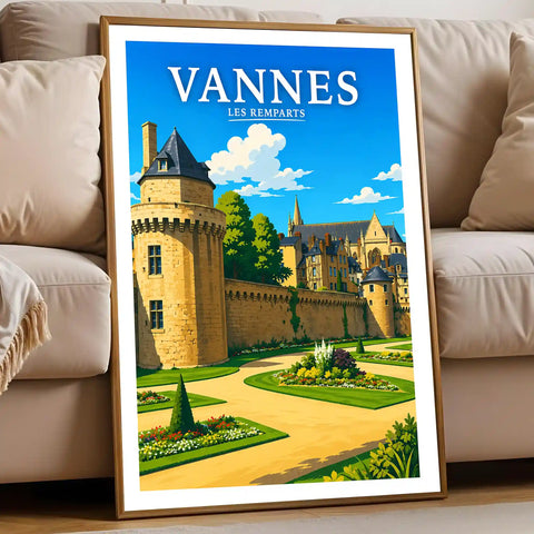 Affiche Vannes Les Remparts