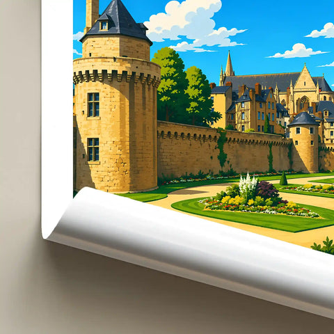 Affiche Vannes Les Remparts