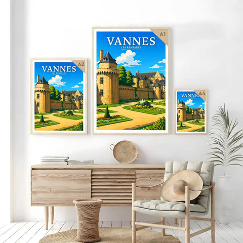 Affiche Vannes Les Remparts