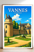 Affiche Vannes Les Remparts