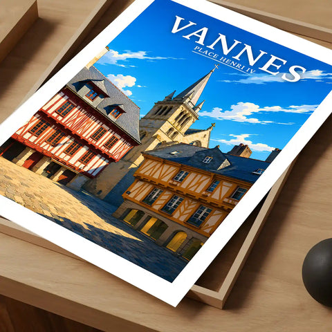 Affiche Vannes Place Henri IV