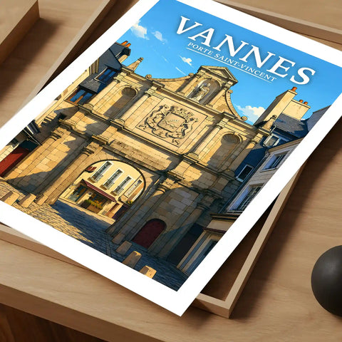 Affiche Vannes Porte Saint-Vincent