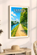 Affiche Vannes Promenade de la Rabine
