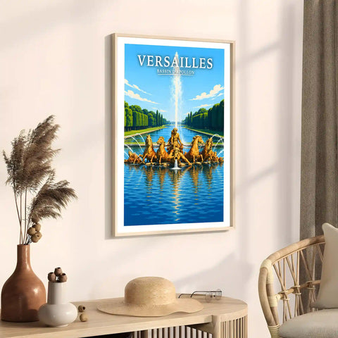 Affiche Versailles Bassin d'Apollon