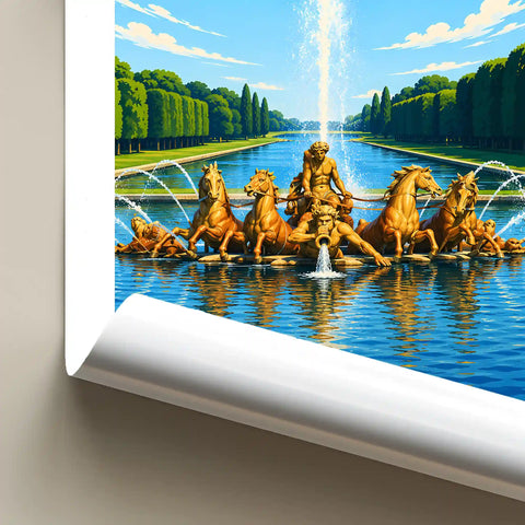 Affiche Versailles Bassin d'Apollon