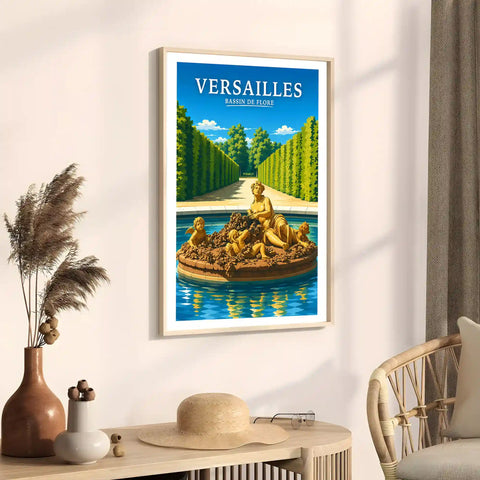 Affiche Versailles Bassin de Flore