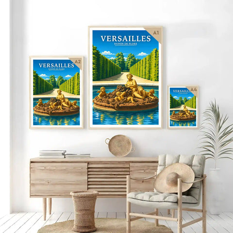 Affiche Versailles Bassin de Flore