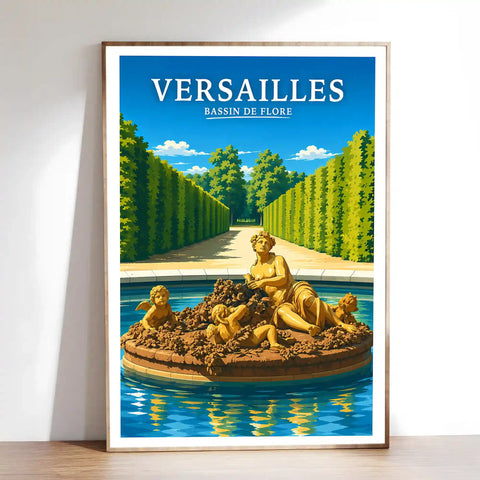 Affiche Versailles Bassin de Flore